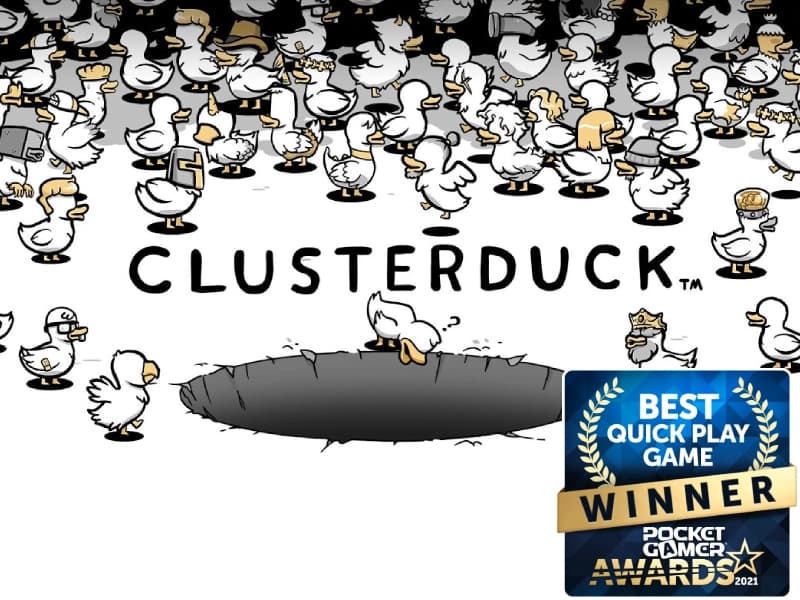 Many ducks with a hole in the middle